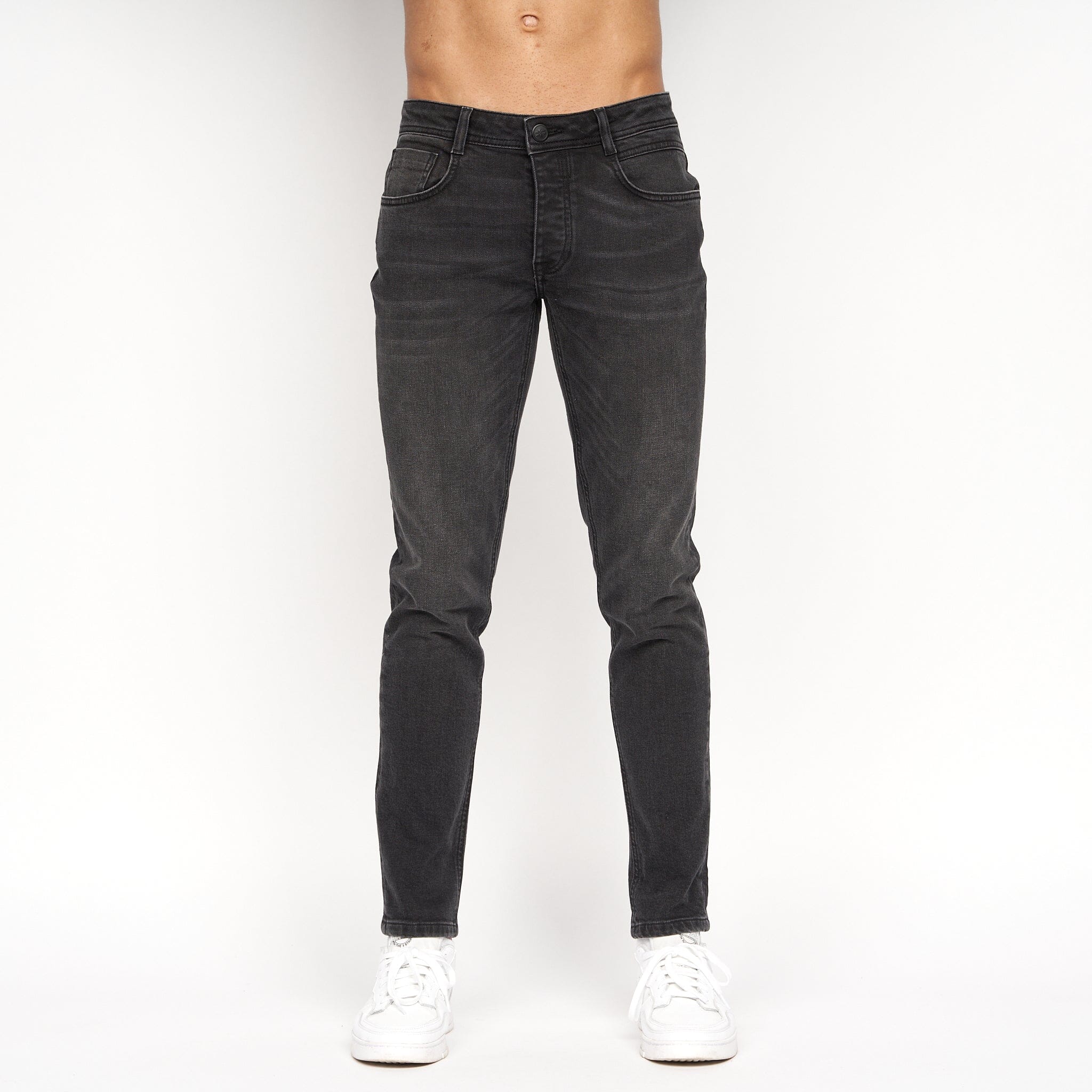 Crosshatch - Sheldons Slim Fit Jeans Black