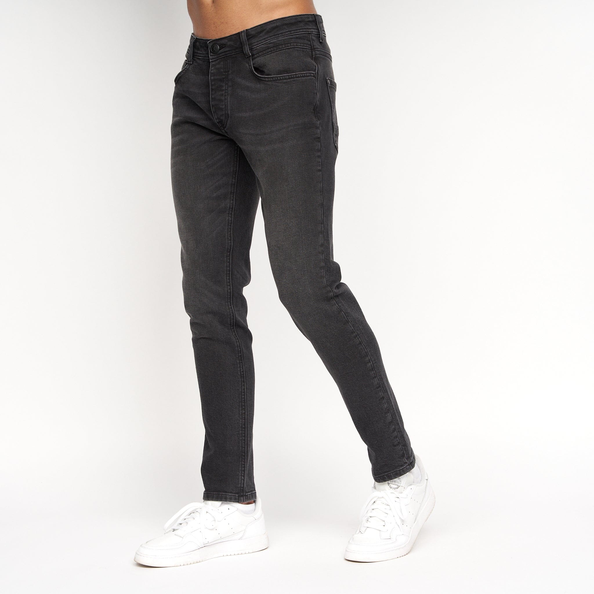 Crosshatch - Sheldons Slim Fit Jeans Black