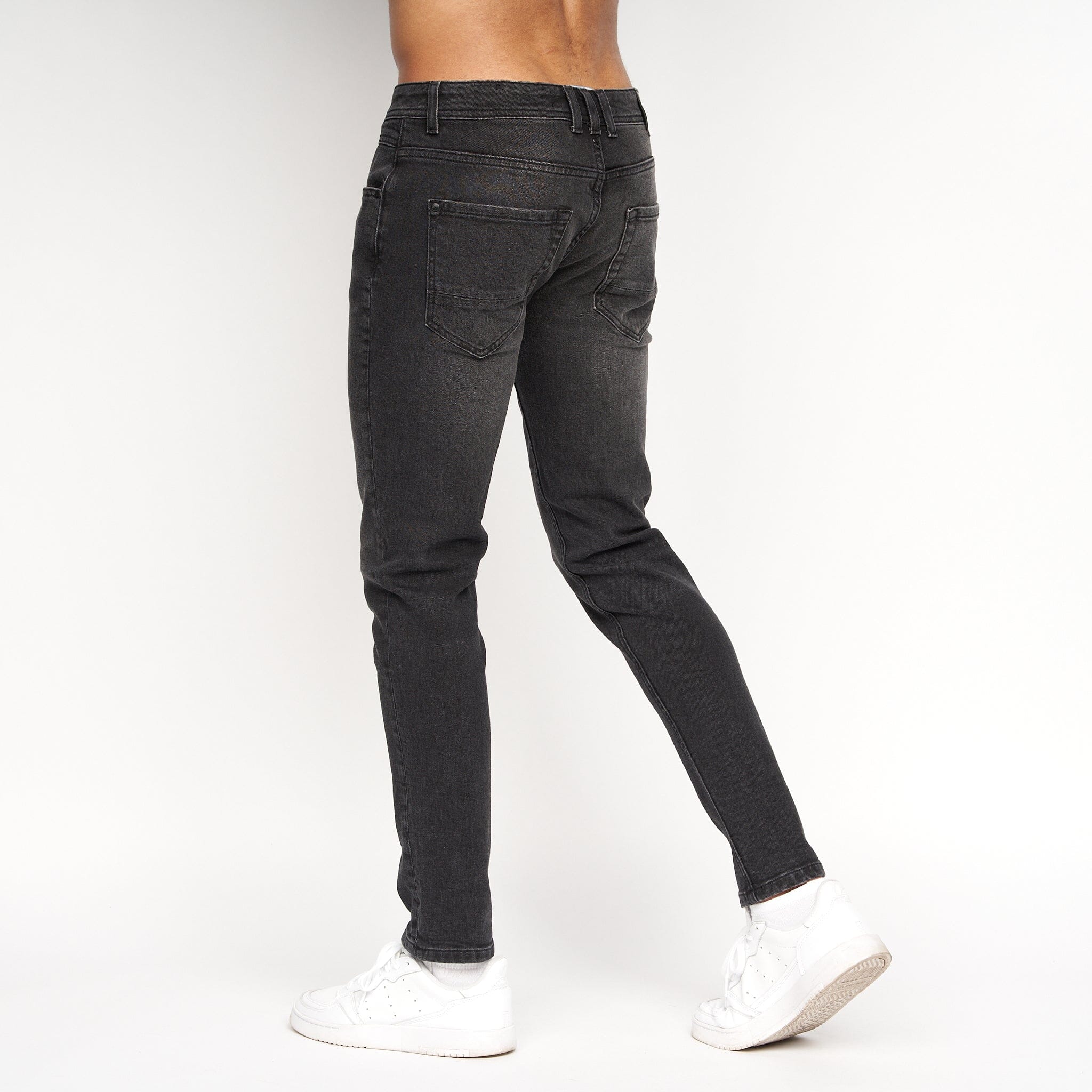 Crosshatch - Sheldons Slim Fit Jeans Black