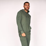 Crosshatch Mens Chelmere Tracksuit Dark Khaki