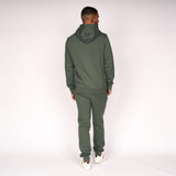 Crosshatch Mens Chelmere Tracksuit Dark Khaki