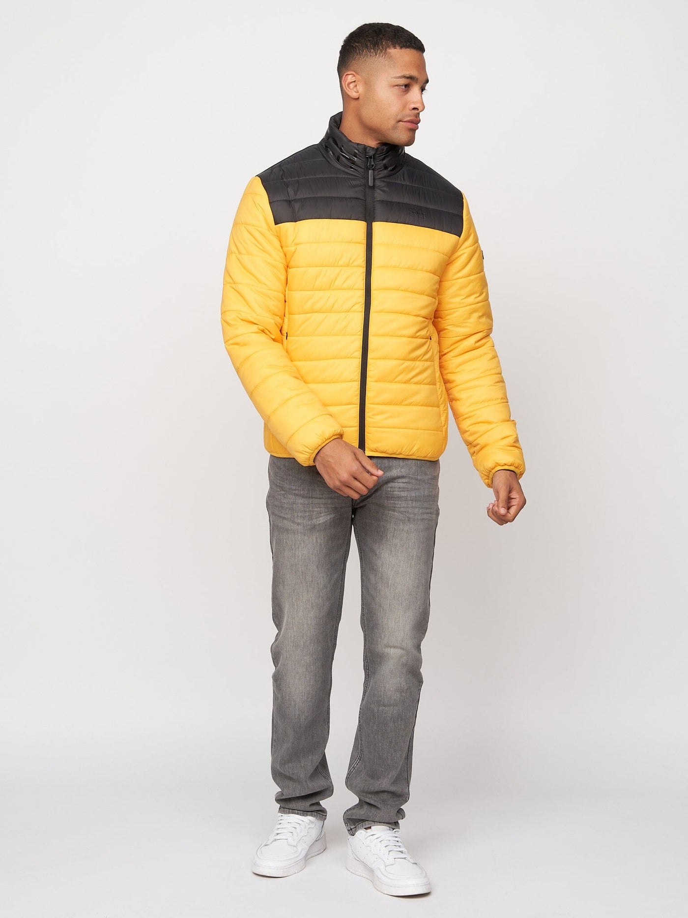 Presnell High Neck Jacket Yellow