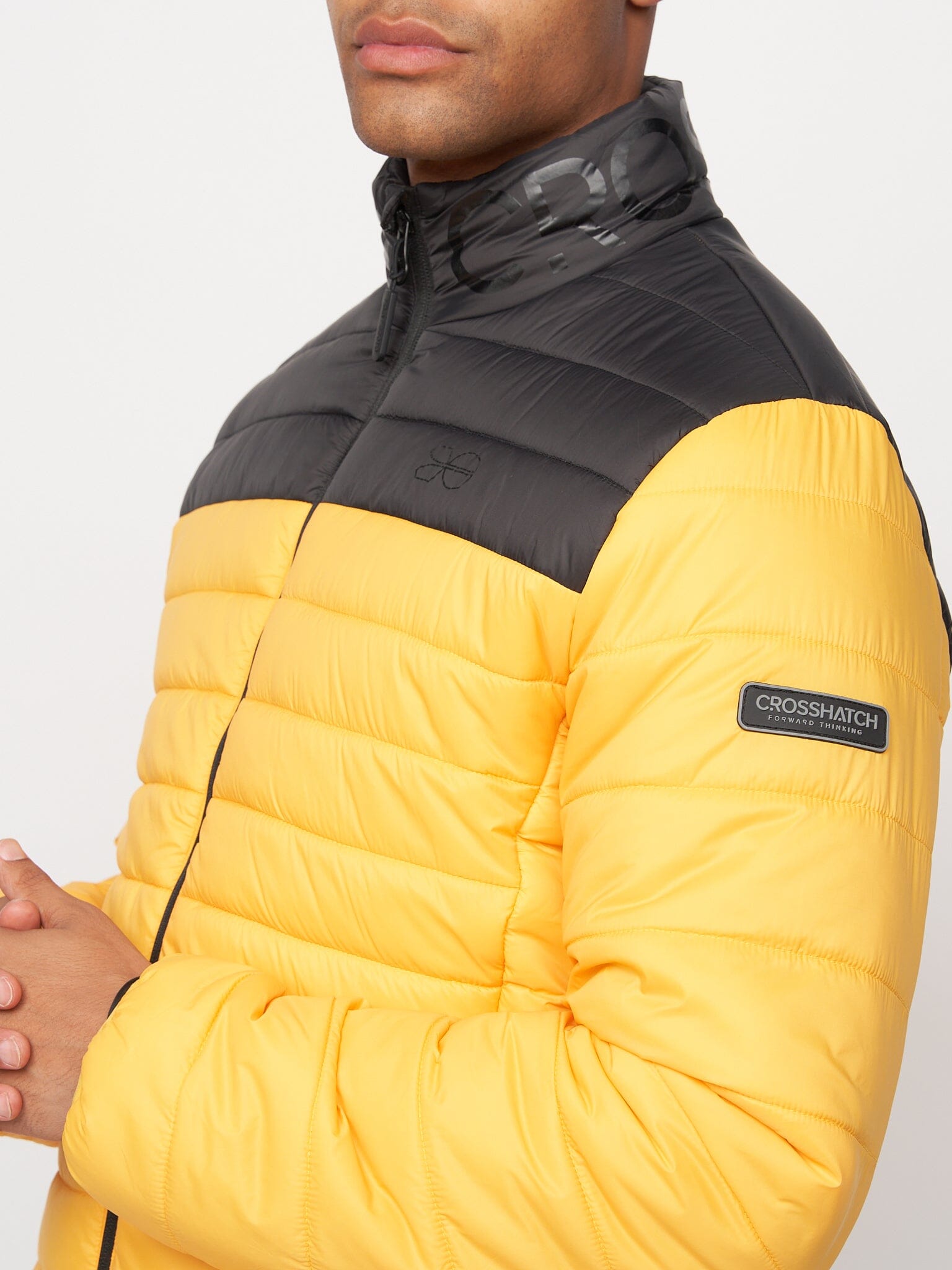 Presnell High Neck Jacket Yellow