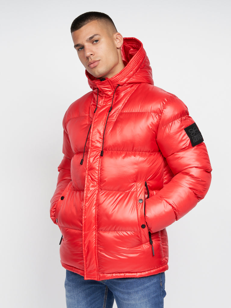 Crosswell High Shine Jacket Red