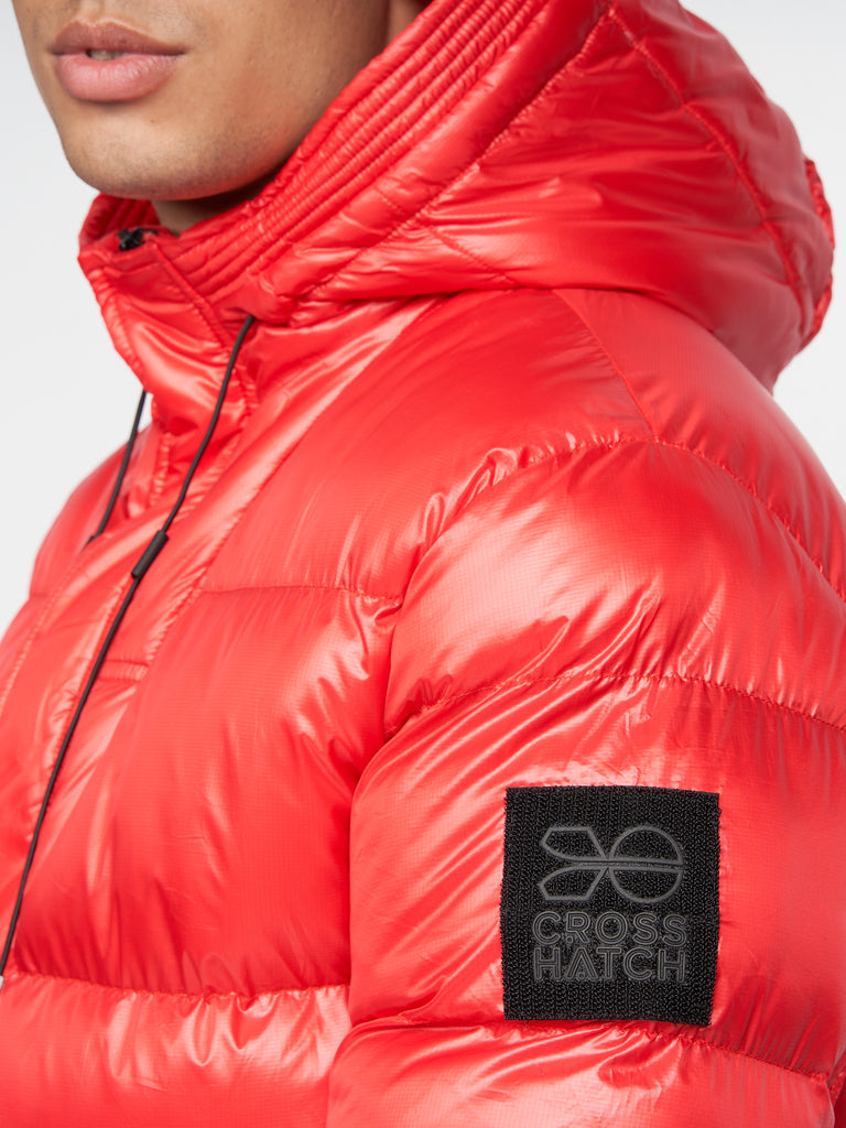 Crosswell High Shine Jacket Red