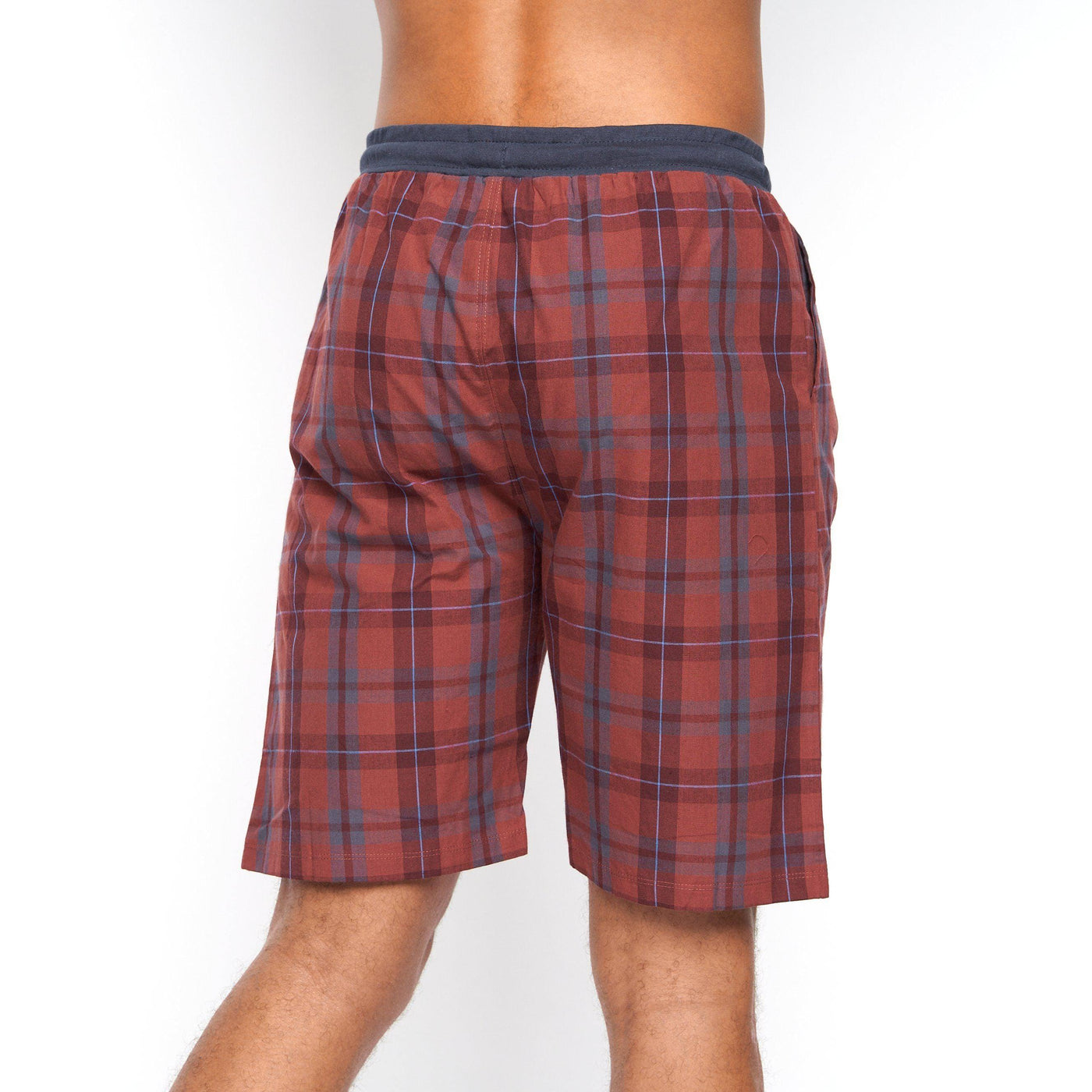 Crosshatch Mens Matharm Loungewear Shorts 2pk Red