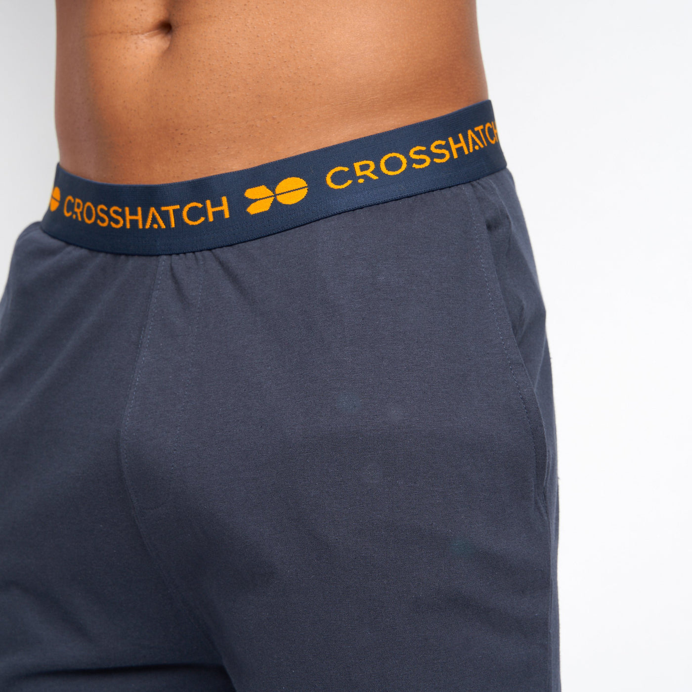 Crosshatch Mens Matharm Loungewear Shorts 2pk Navy