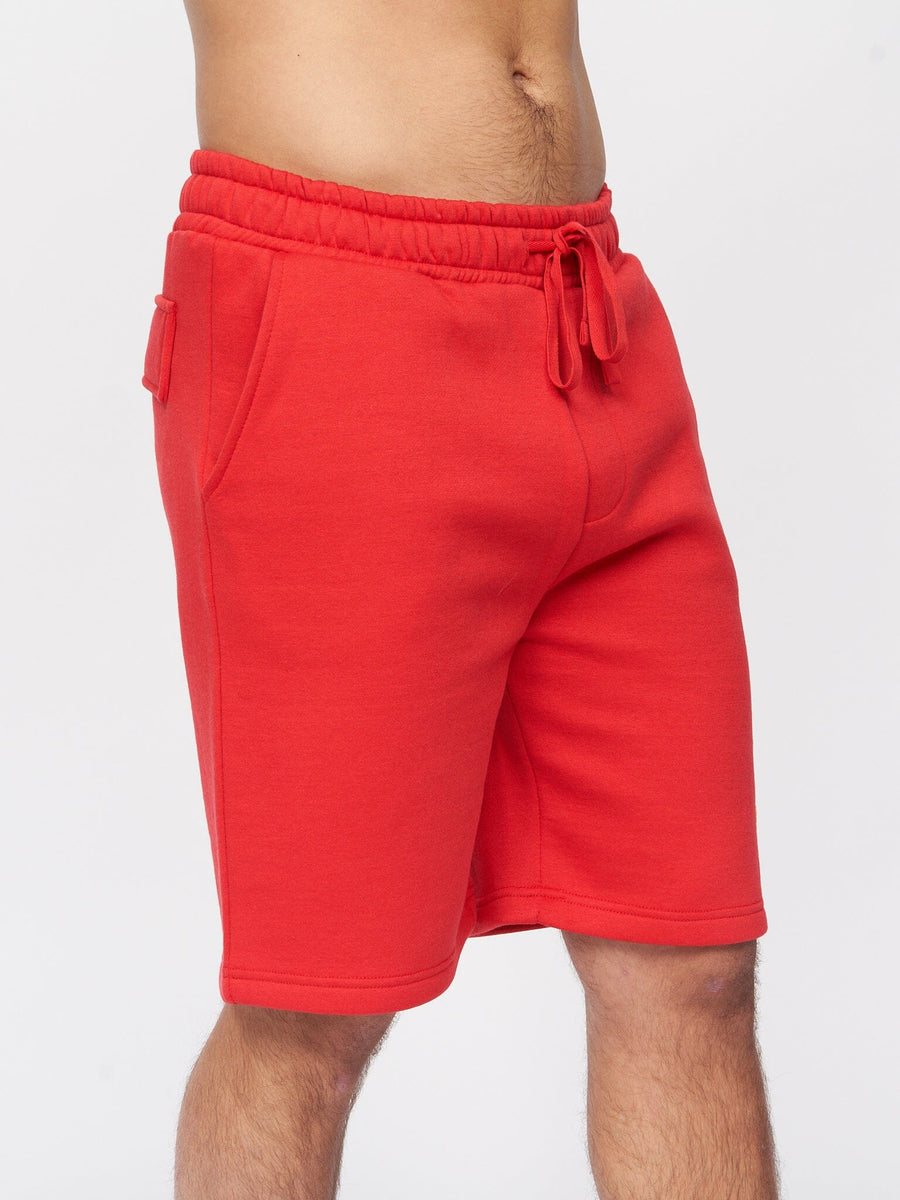 Flocked Shorts Red