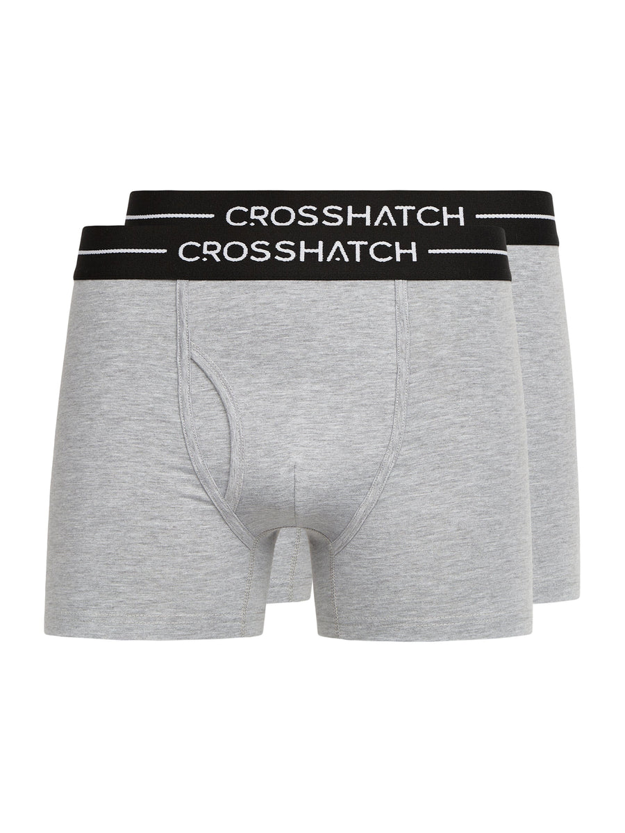 Crosshatch - Ambek Boxers 2pk Grey Marl