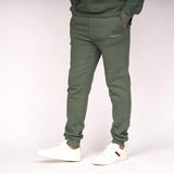 Crosshatch Mens Chelmere Tracksuit Dark Khaki