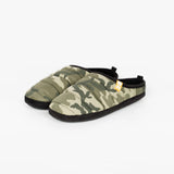 Crosshatch Mens Padfoot Slippers Olive Camo