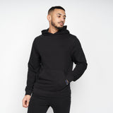 Crosshatch Mens Emmon Hoodie/Jogger Set Black