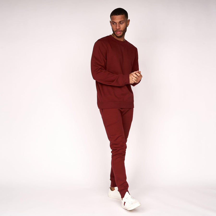 Duck and Cover Mens Felaweres Crew Sweat Russet Brown Crew