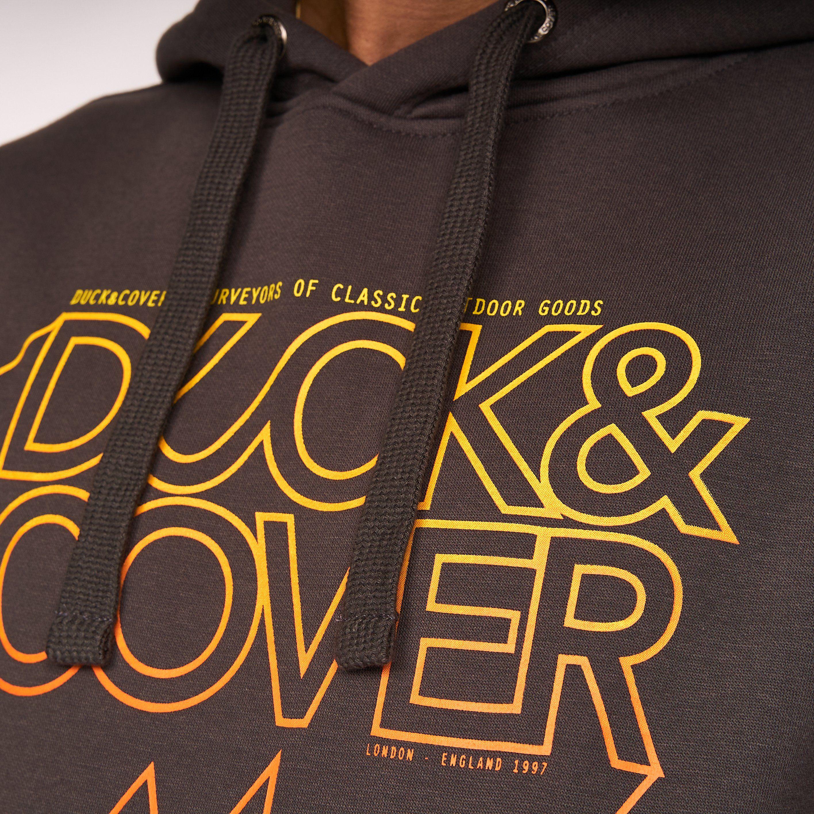 Duck and Cover Mens Fillberts Hoodie Forged Iron