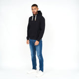 Duck and Cover Mens Billmoore Hoodie Faded Black