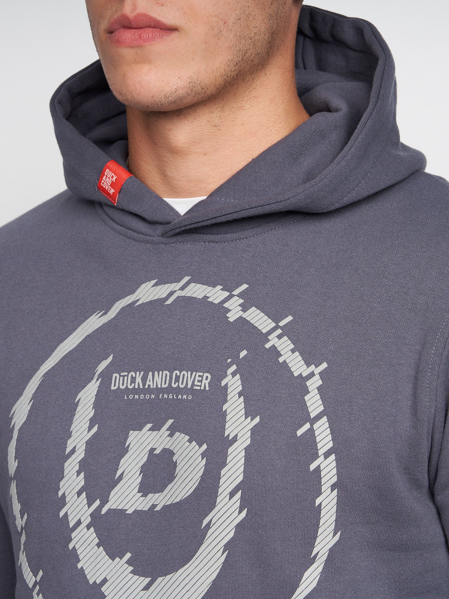Duck and Cover Mens Spoures Hoodie