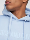 Basico Hoodie Light Blue