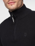 Firegards 1/4 Zip Knit Black