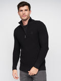 Firegards 1/4 Zip Knit Black
