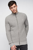 Gardfire Zip Thru Knit Grey Marl