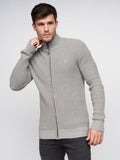 Gardfire Zip Thru Knit Grey Marl