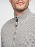 Gardfire Zip Thru Knit Grey Marl