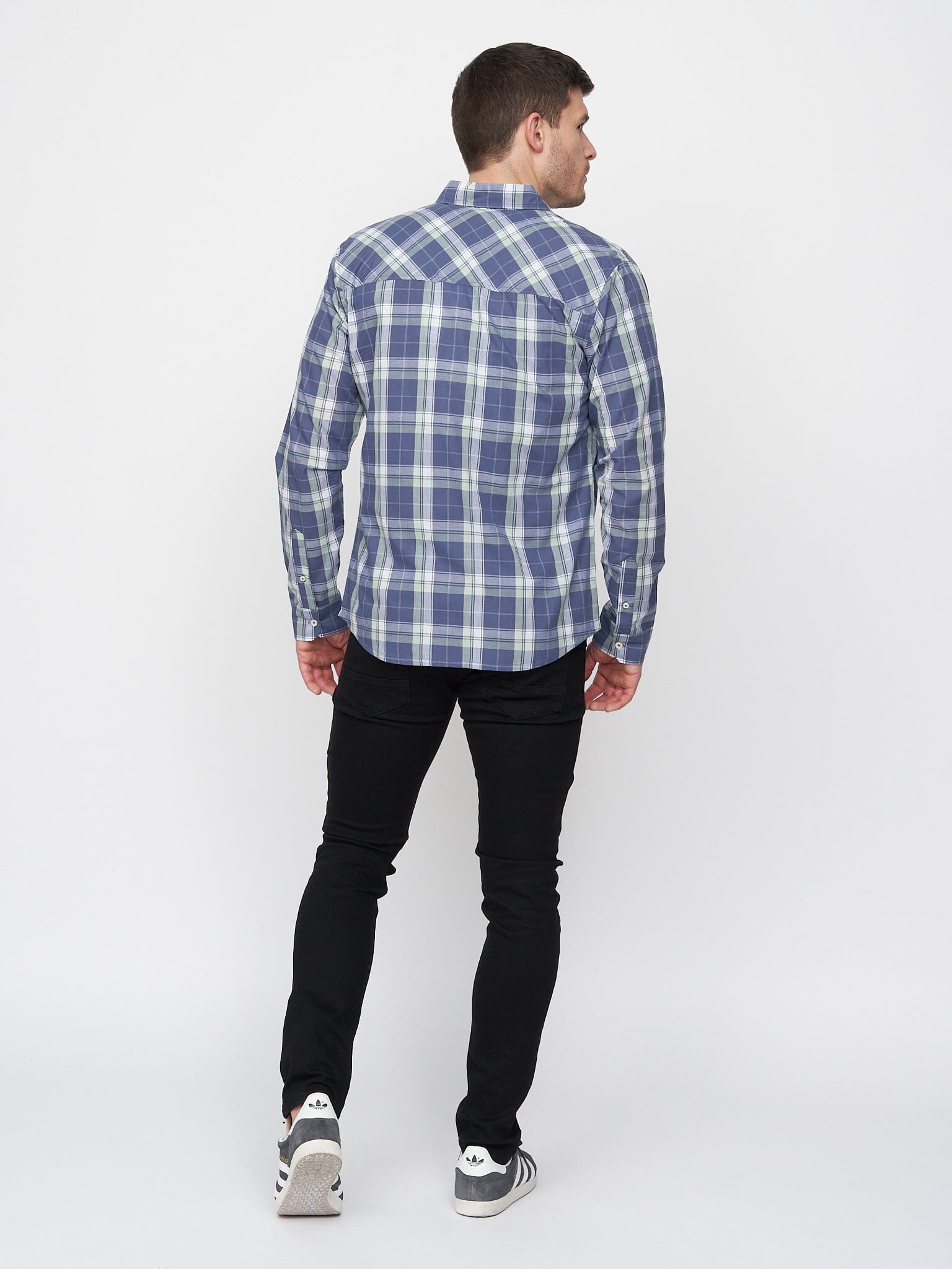 Lennmore Shirt Blue Check