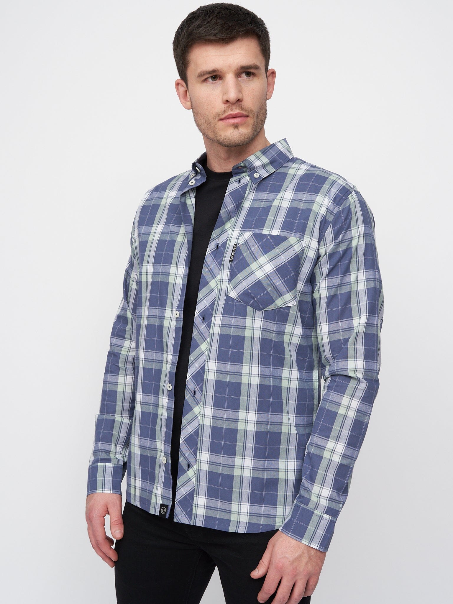 Lennmore Shirt Blue Check