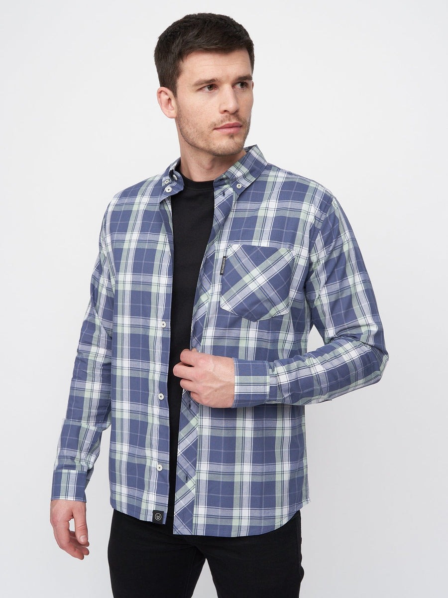 Lennmore Shirt Blue Check