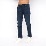 Crosshatch Mens Lampoons Slim Fit Jeans Dark Wash