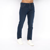 Crosshatch Mens Lampoons Slim Fit Jeans Dark Wash
