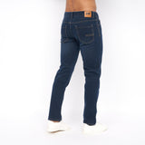 Crosshatch Mens Lampoons Slim Fit Jeans Dark Wash
