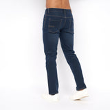 Crosshatch Mens Lampoons Slim Fit Jeans Dark Wash