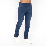 Crosshatch Mens Lampoons Slim Fit Jeans Stone Wash