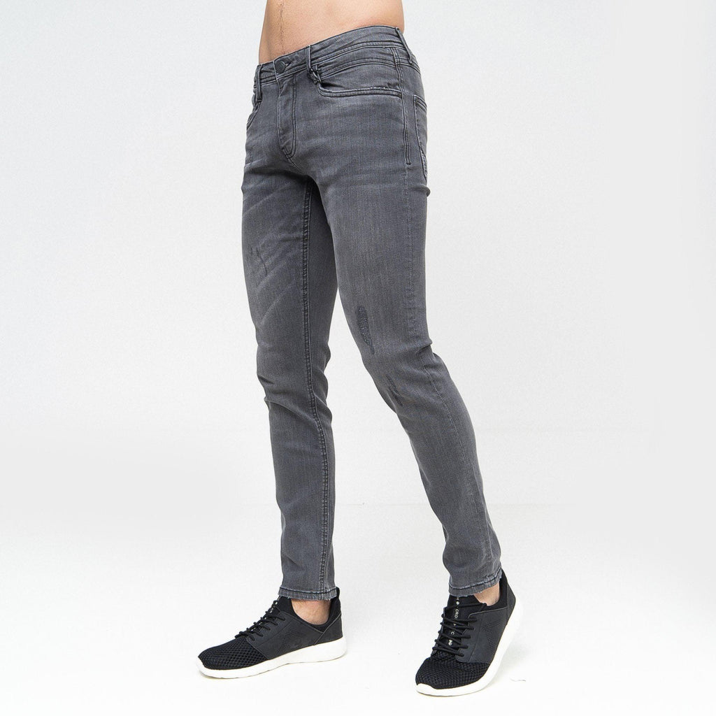 Tranfold Slim Fit Jeans Twin Pack Grey/Stone Wash