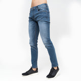 Duck and Cover Mens Tranfold Slim Fit Jeans Stone Wash