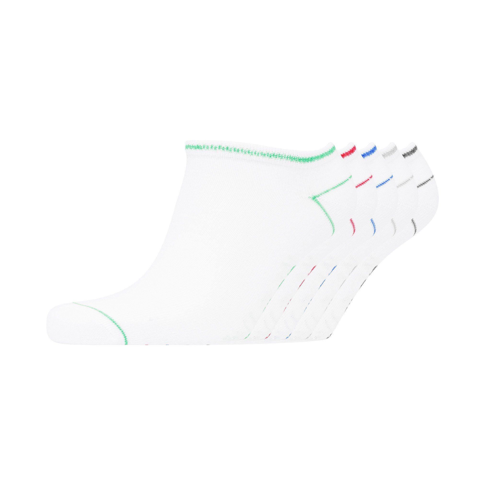 Tredgegar Trainer Socks 5Pk - White Accessories
