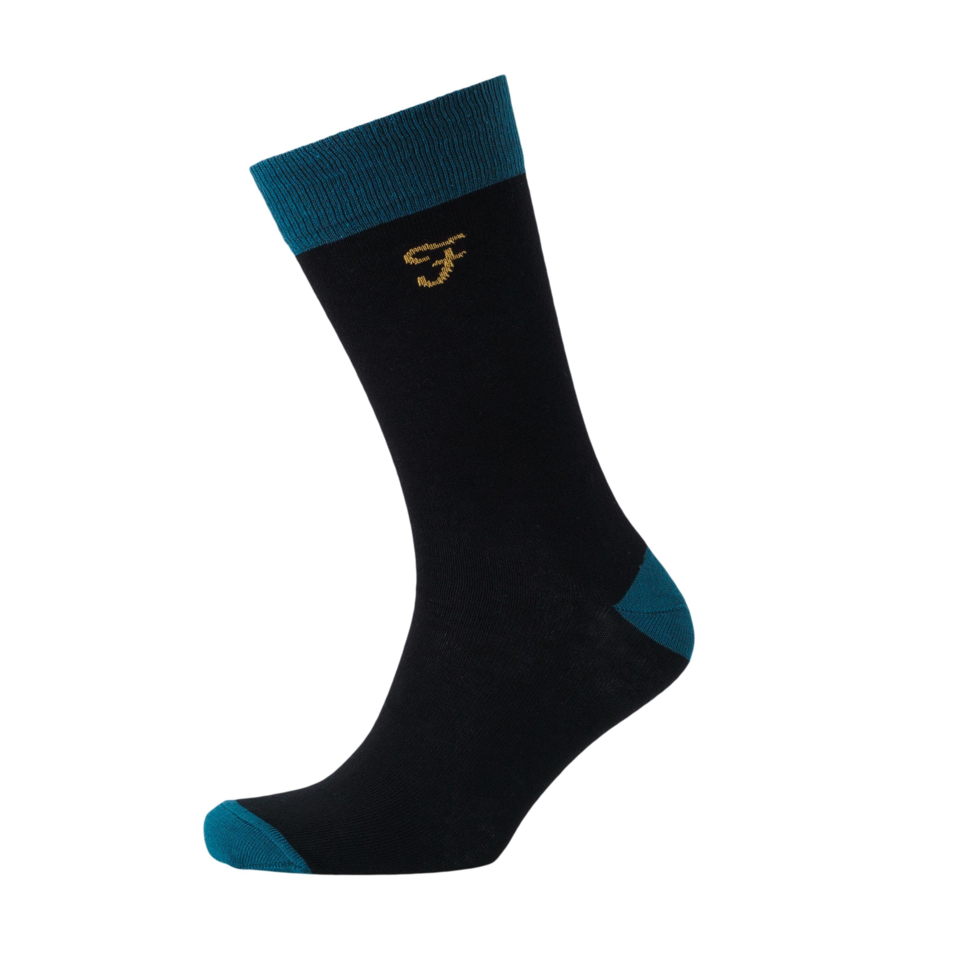 Darby Socks 3Pk - Black/bottle Green/lt Green Accessories