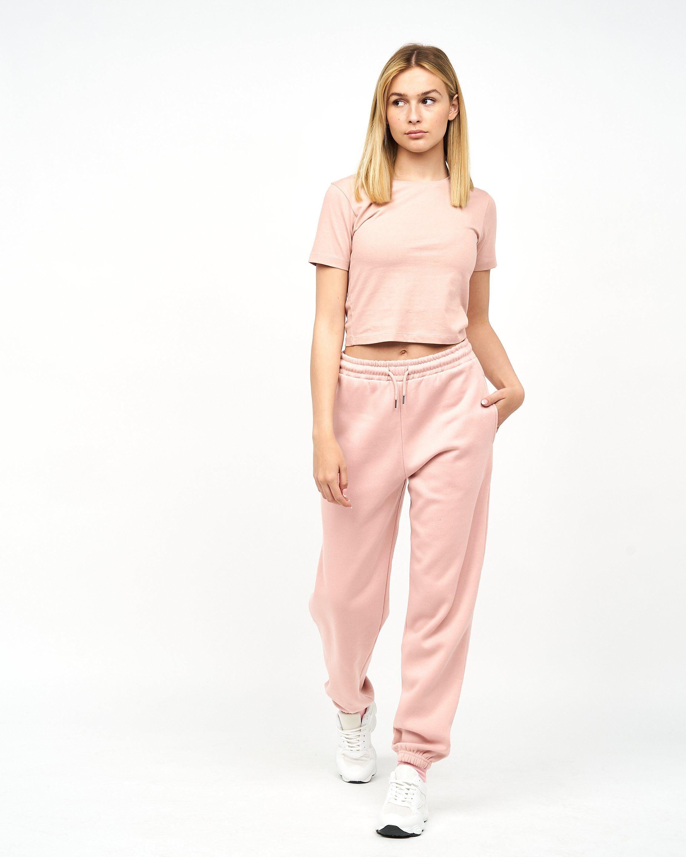 Juice Ladies Tilly Crop T-Shirt Dusty Pink