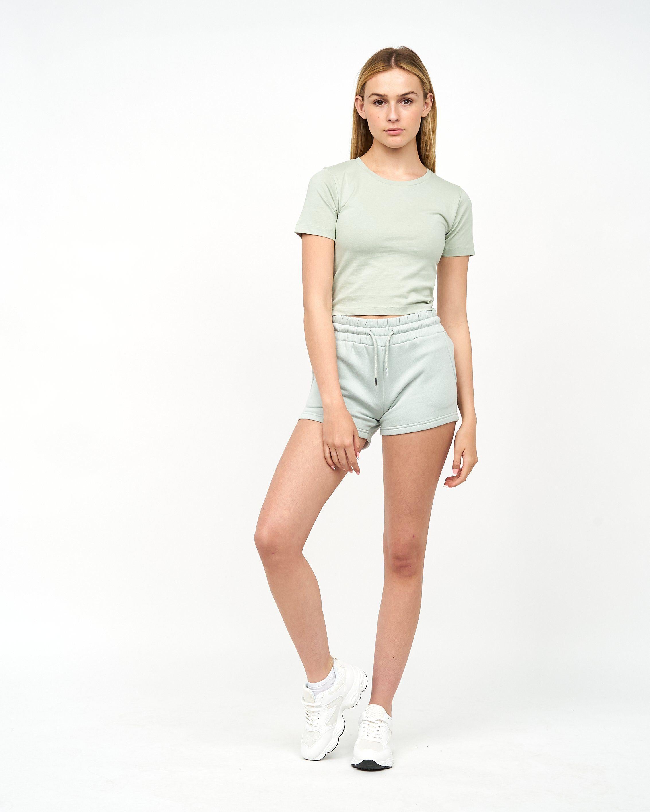 Juice Ladies Tilly Crop T-Shirt Sage