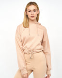 Juice Ladies Danica Crop Hoodie New Stone
