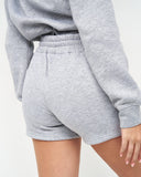 Juice Ladies Shimila Jog Shorts Grey Marl
