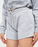 Juice Ladies Shimila Jog Shorts Grey Marl
