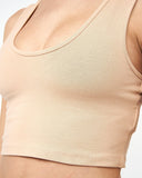 Juice Ladies Mazey Crop Vest New Stone