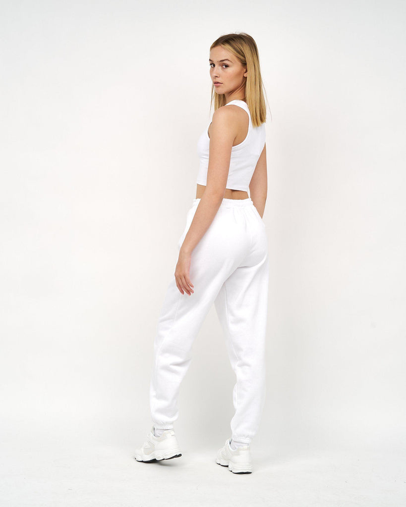 Juice Ladies Mazey Crop Vest White