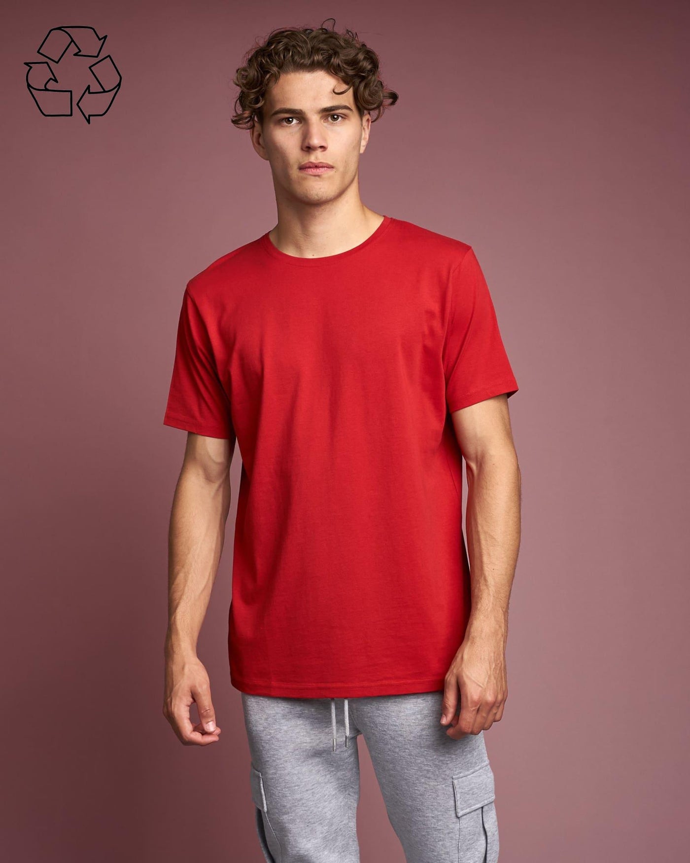 Juice Mens Fanshaw T-Shirt Red