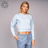Juice Ladies Catalina Crop Crew Sweat Dusty Blue