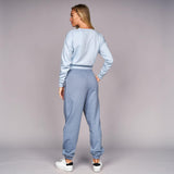 Juice Ladies Catalina Crop Crew Sweat Dusty Blue