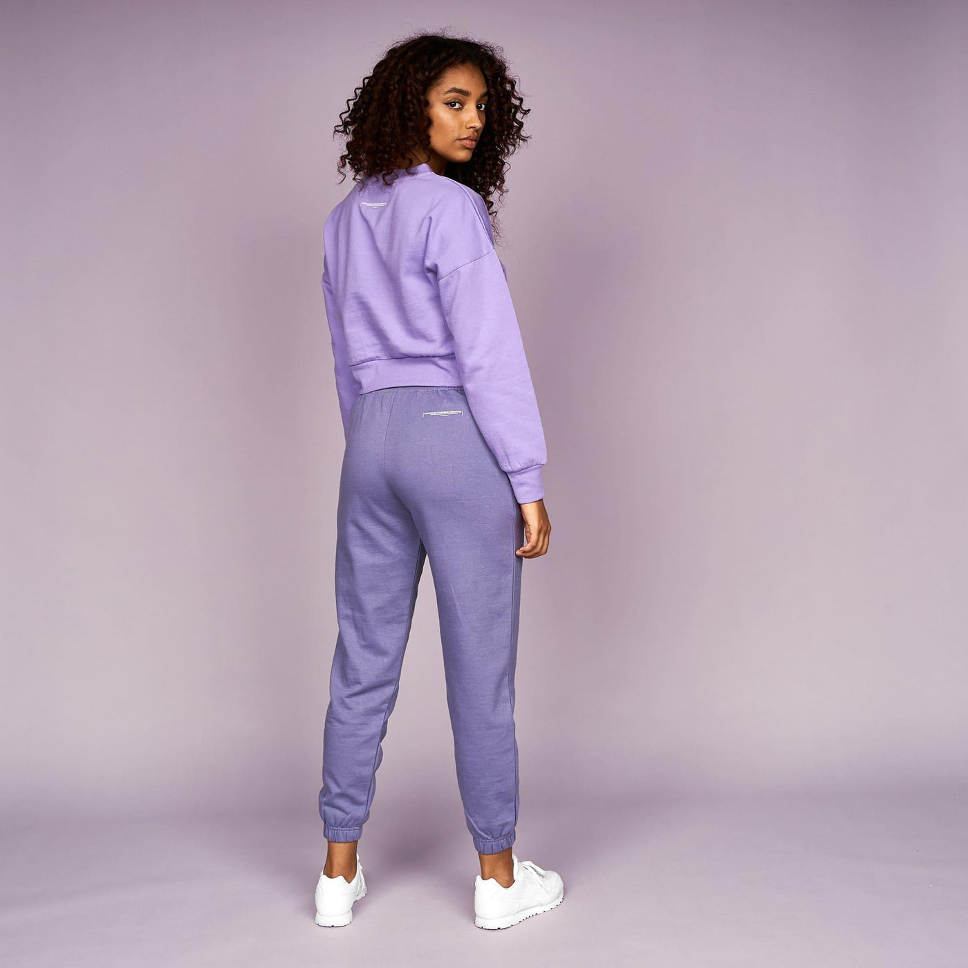 Juice Ladies Catalina Crop Crew Sweat Purple