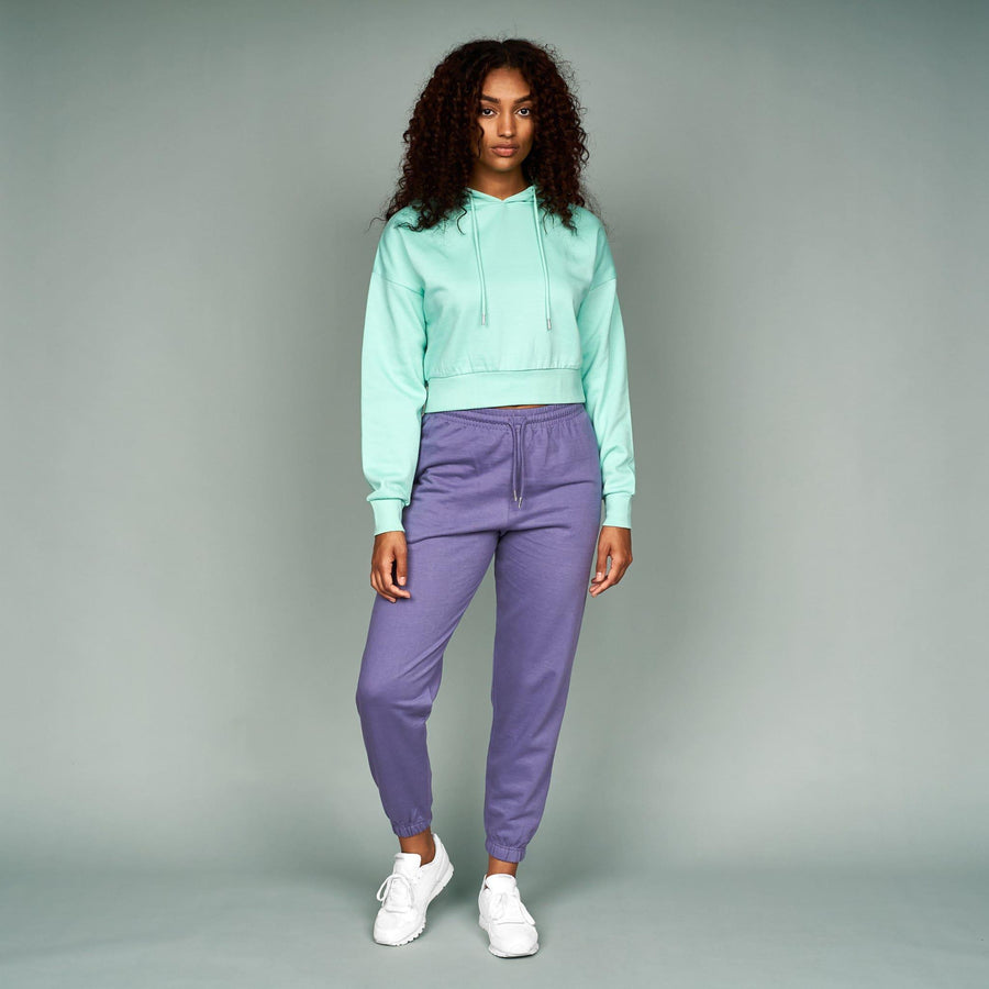 Juice Ladies Danica Crop Hoodie Mint Green